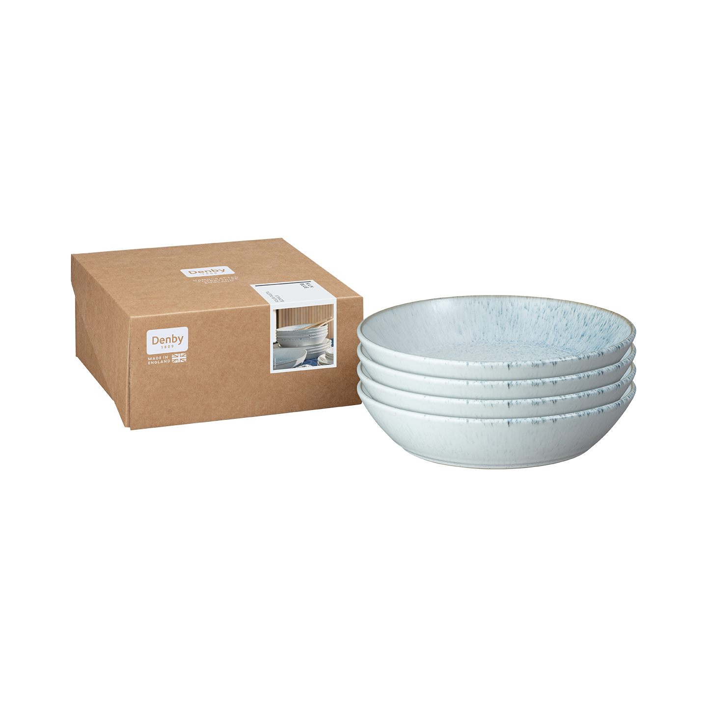 Kiln Blue By Denby Pasta Bowls - Set Of 4 - Thumbnail 3