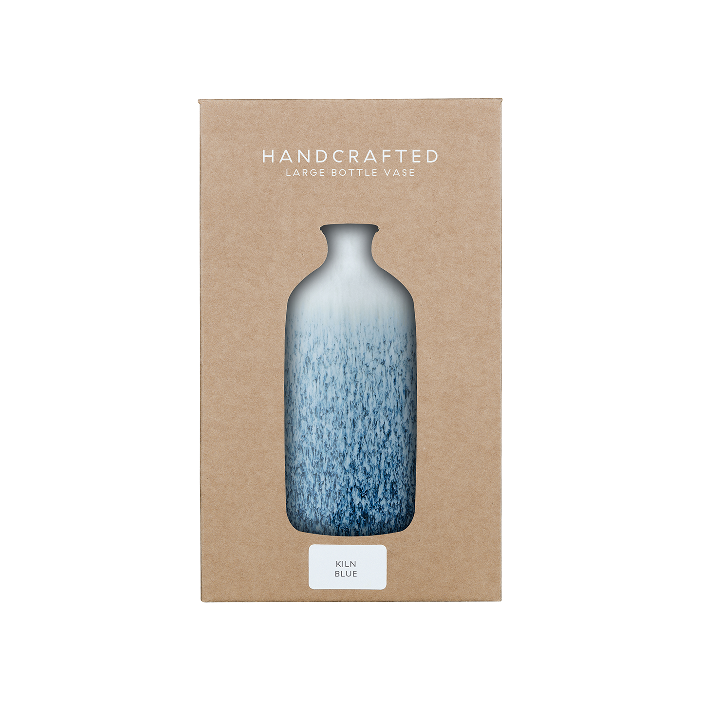 Kiln Blue Large Bottle Vase
