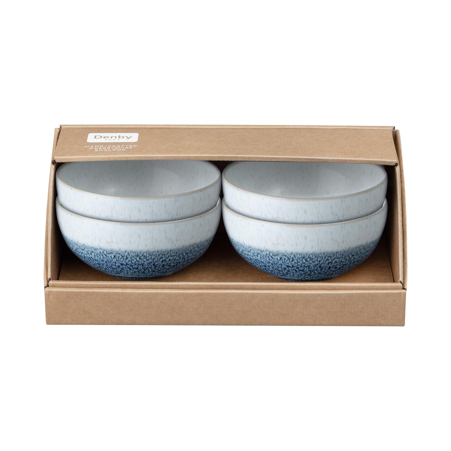 Kiln Blue By Denby Set Of 4 Rice Bowl (Usa)
