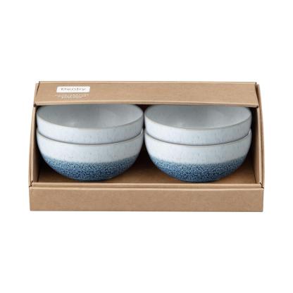 Kiln Blue By Denby Set Of 4 Rice Bowl (Usa)