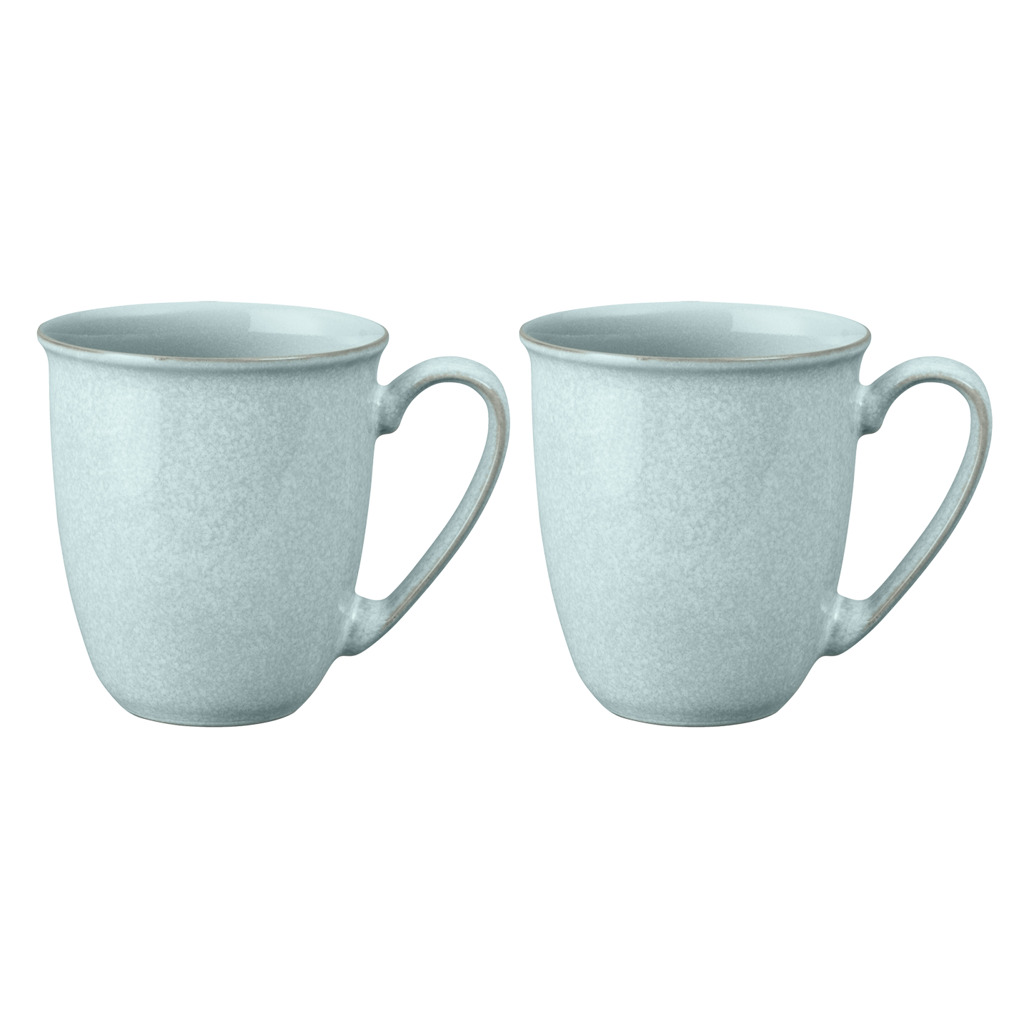 Elements Jade Light Green Set Of 2 Coffee Beaker/Mugs