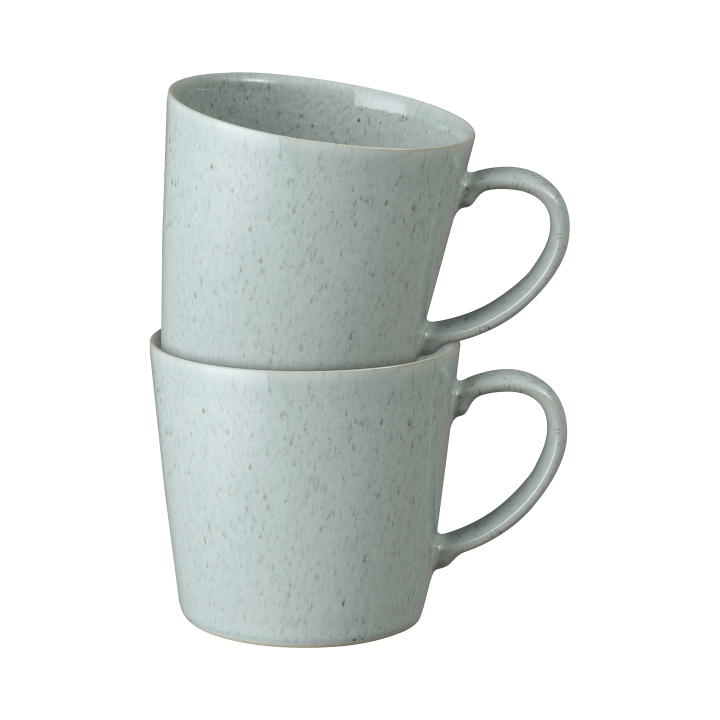 Teal Speckle Mugs - Set Of 2 -