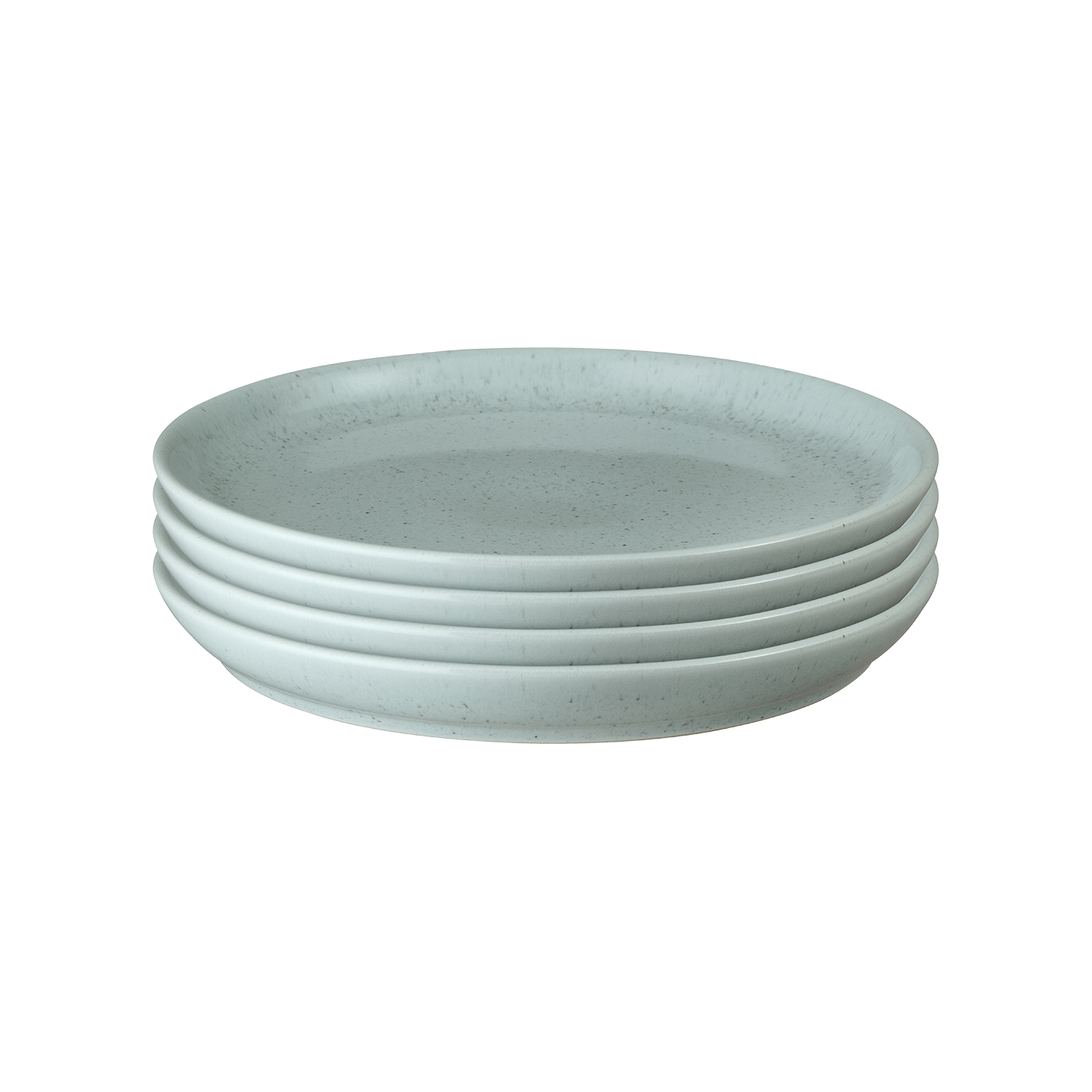 Teal Speckle Dinner Plates - Set Of 4 -