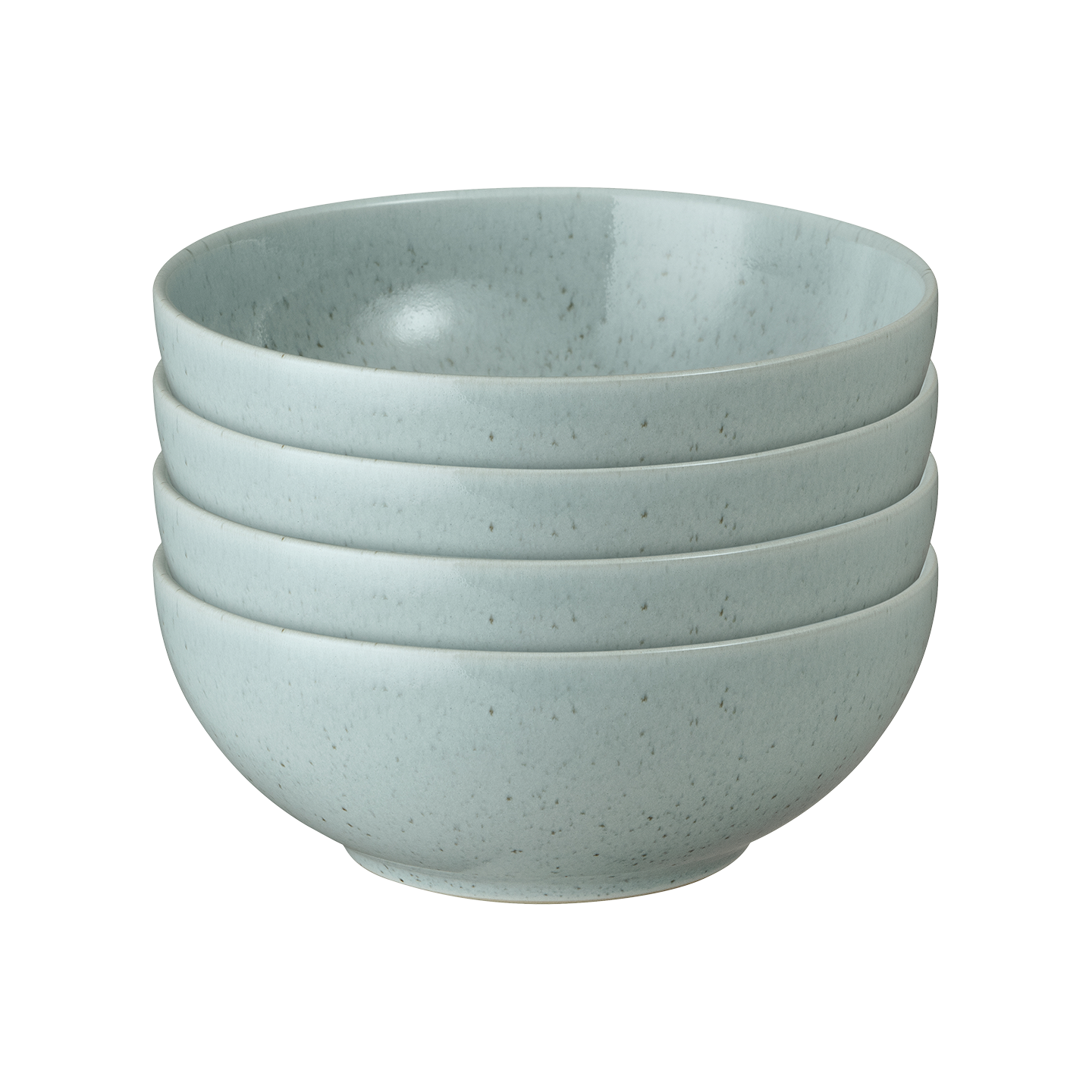 Teal Speckle Cereal Bowls - Set Of 4