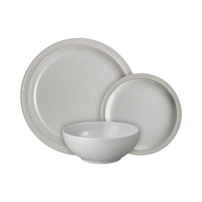 Dove Grey 12 Piece Dinner Set