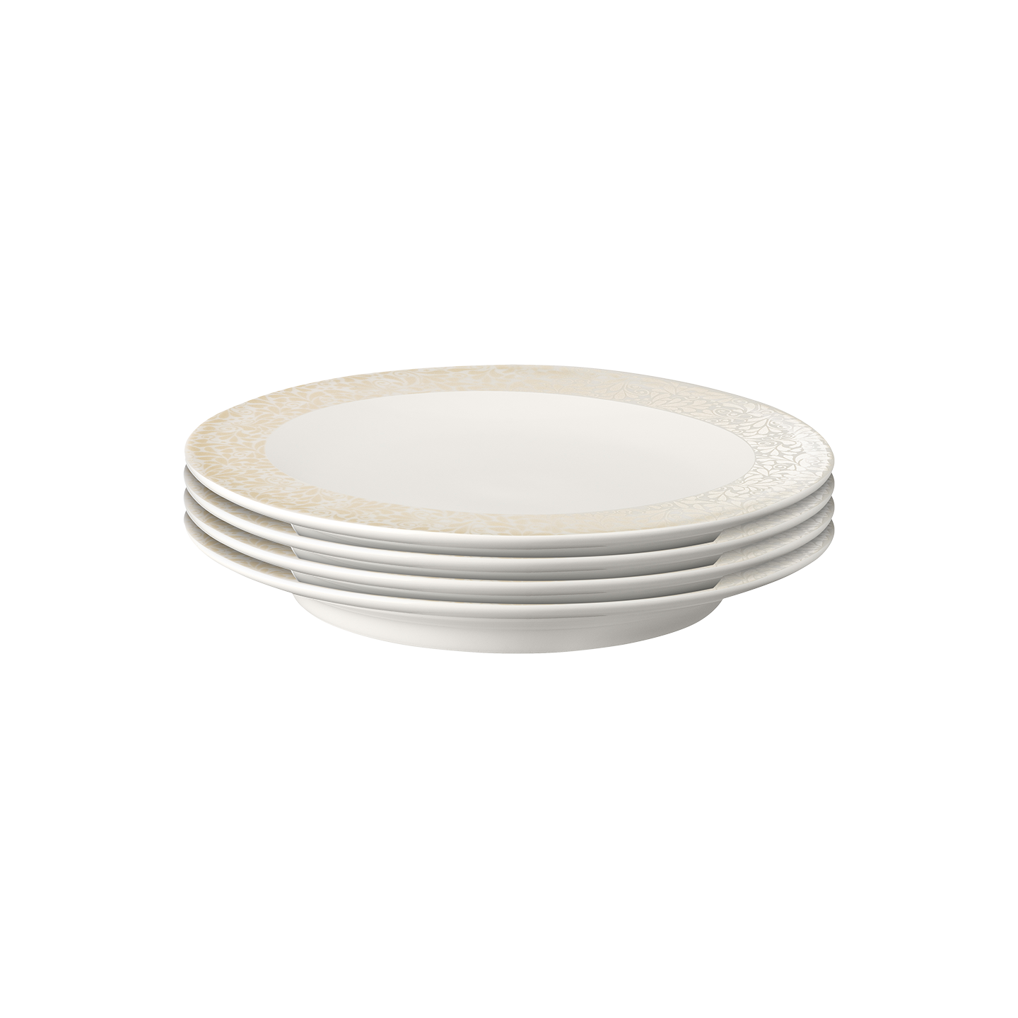 Jasmine Medium Plates - Set Of 4 -