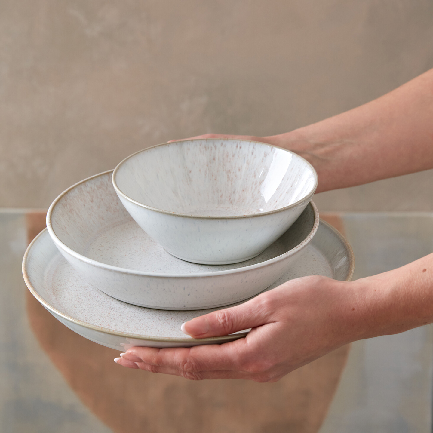 Kiln Coral Cereal Bowls - Set Of 4