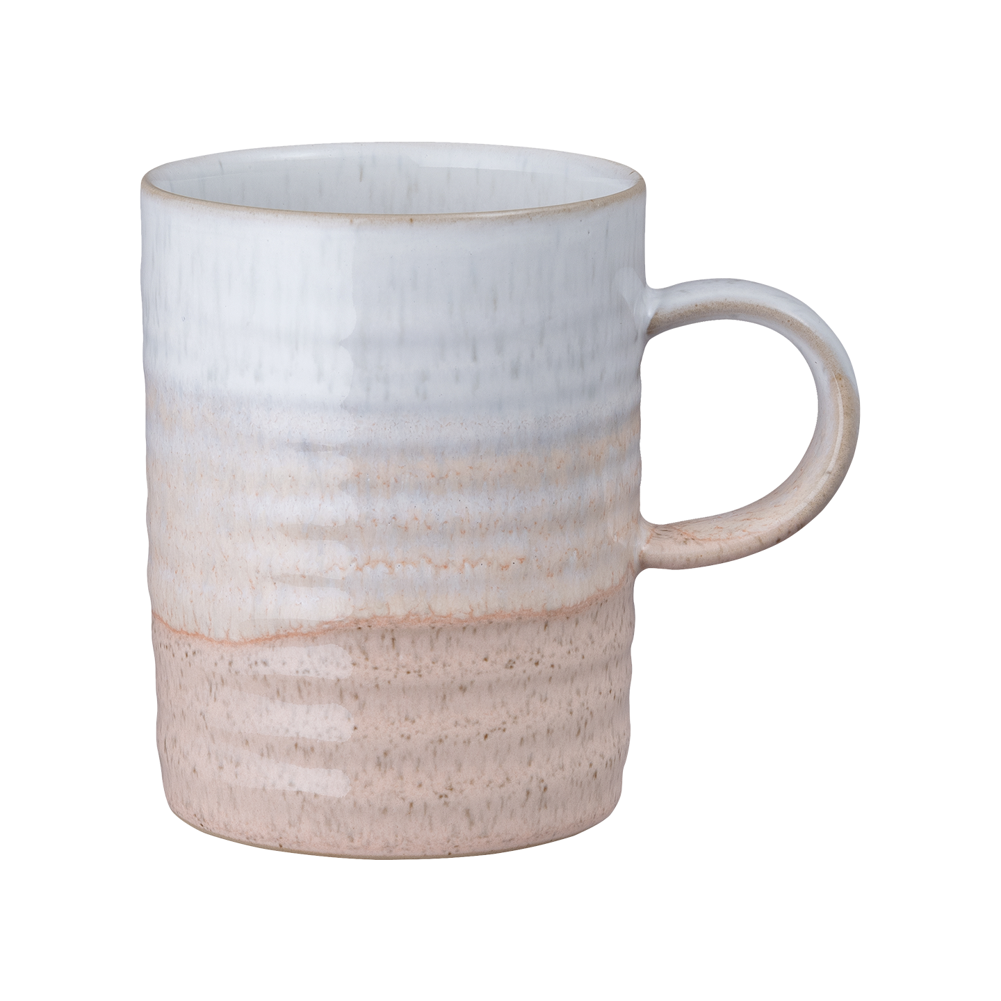 Kiln Coral Ridged Mug -
