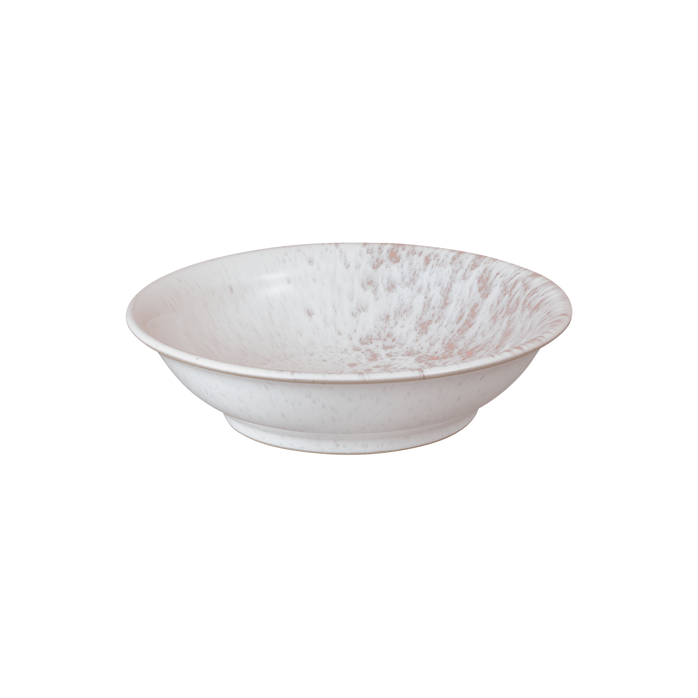 Kiln Coral Medium Shallow Bowl -
