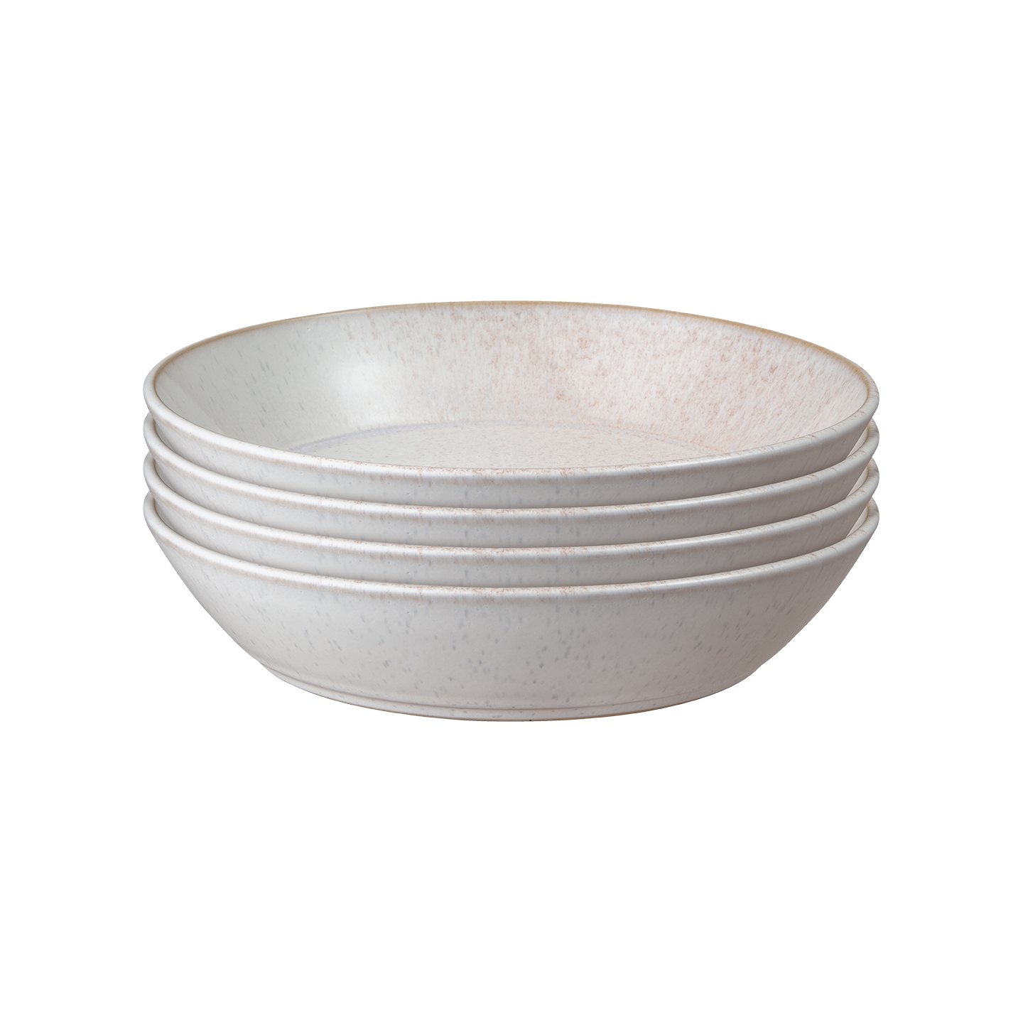 Kiln Coral Pasta Bowls - Set Of 4 -