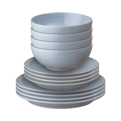 Sky Blue 12 Piece Dinner Set