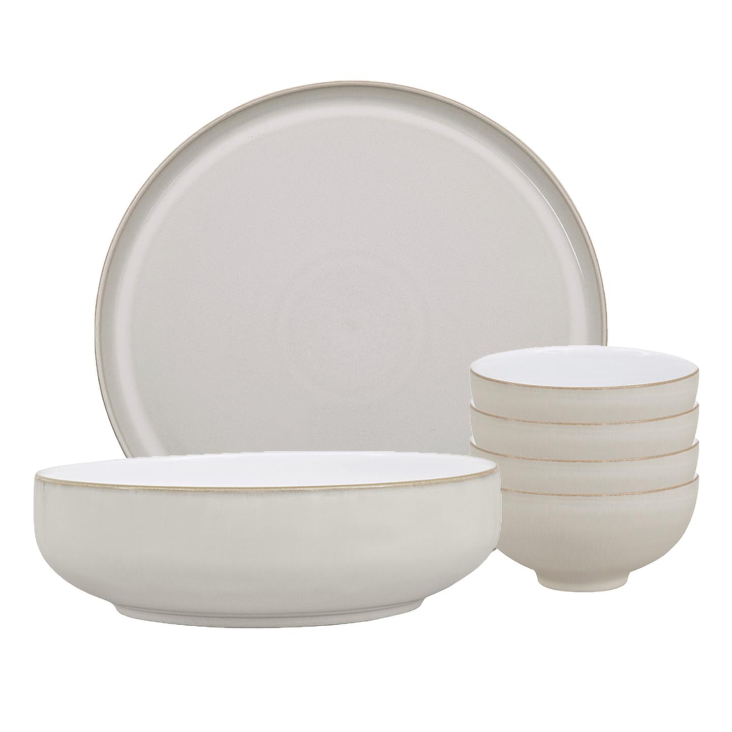 Natural Canvas Serving Set