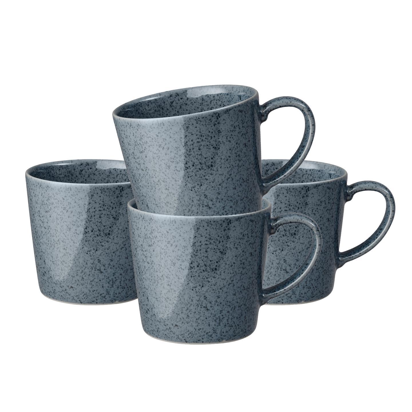 Dark Grey Speckle Mugs - Set Of 4 - Thumbnail 2