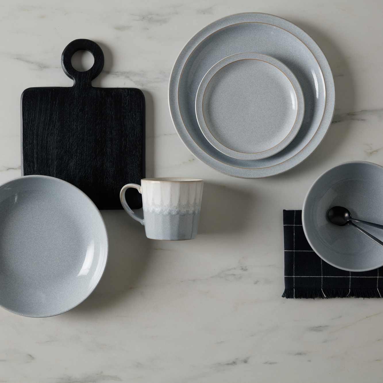 Dove Grey Medium Plate