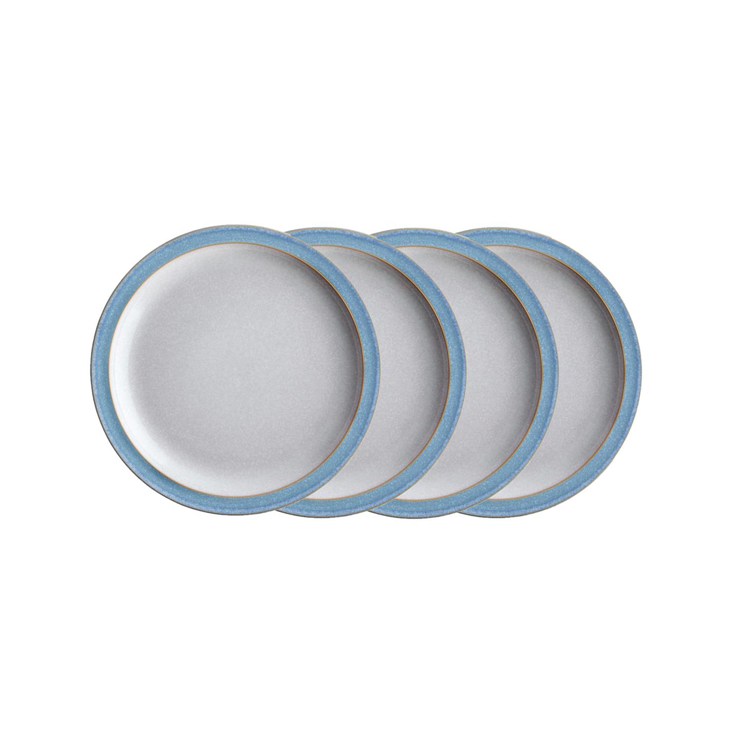 Elements Blue Small Plates - Set Of 4 - Thumbnail 5