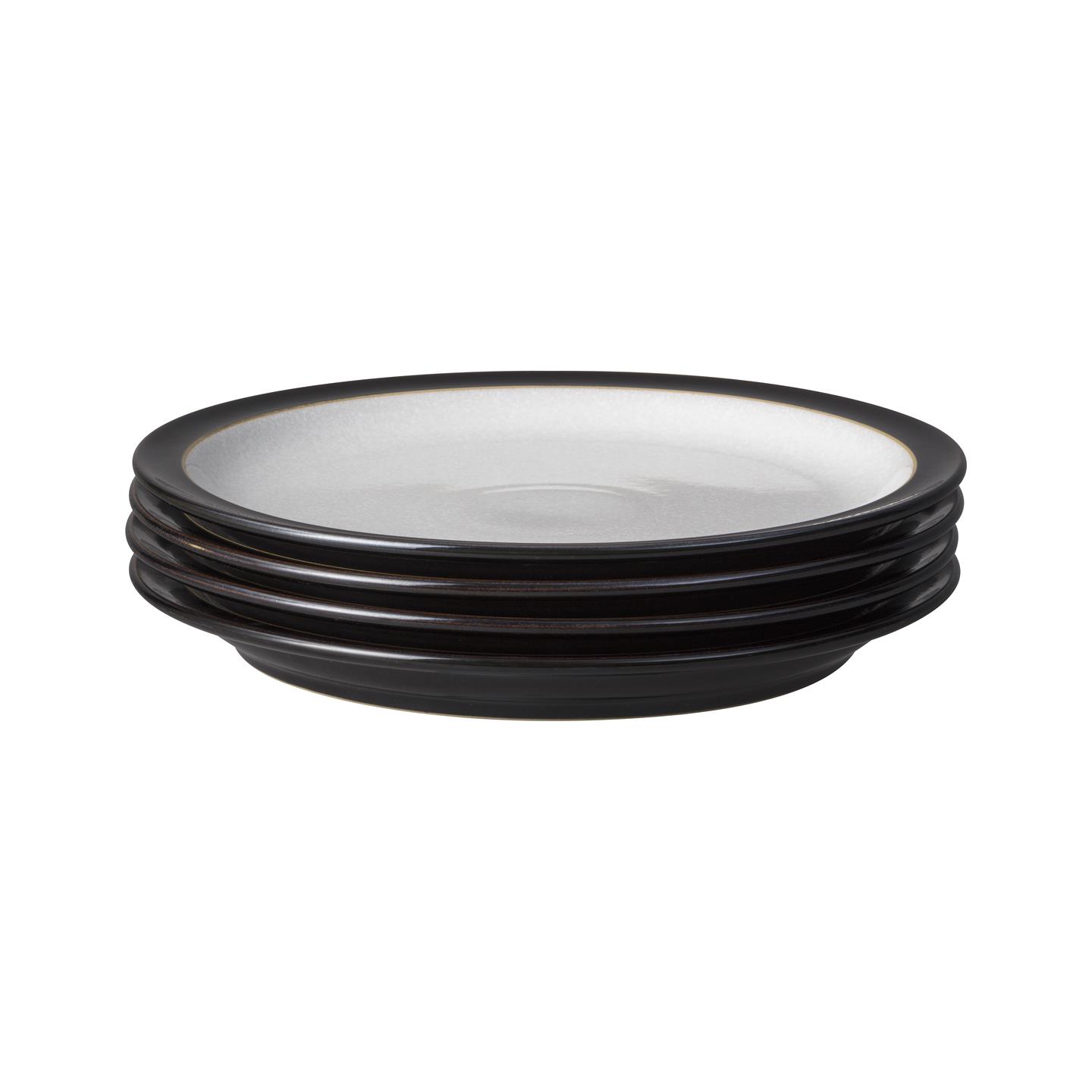 Elements Black Dinner Plates - Set Of 4 - Thumbnail 3