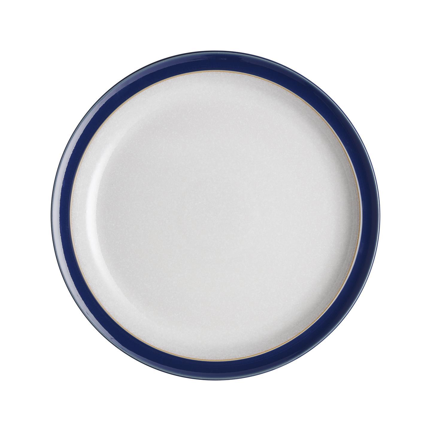 Elements Dark Blue Dinner Plates - Set Of 4