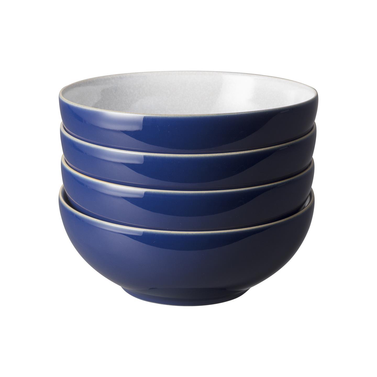 Elements Dark Blue Cereal Bowls - Set Of 4
