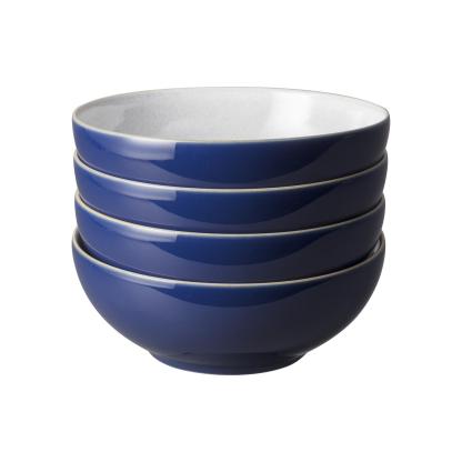 Elements Dark Blue Cereal Bowls - Set Of 4 - Thumbnail 3