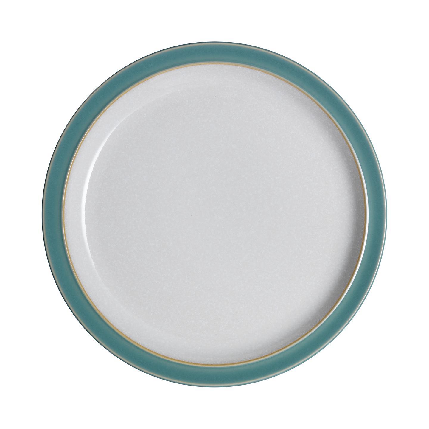 Elements Fern Green Medium Plates - Set Of 4