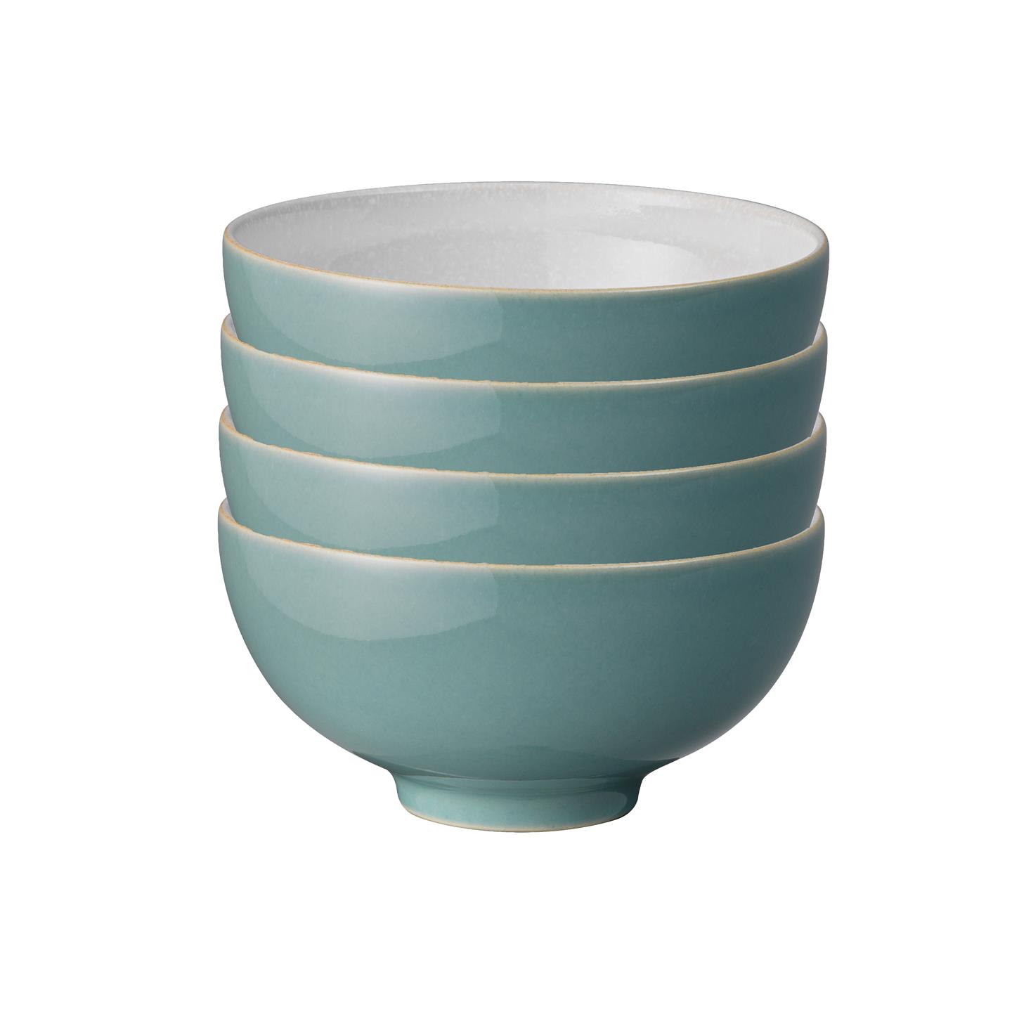 Elements Fern Green Rice Bowls - Set Of 4