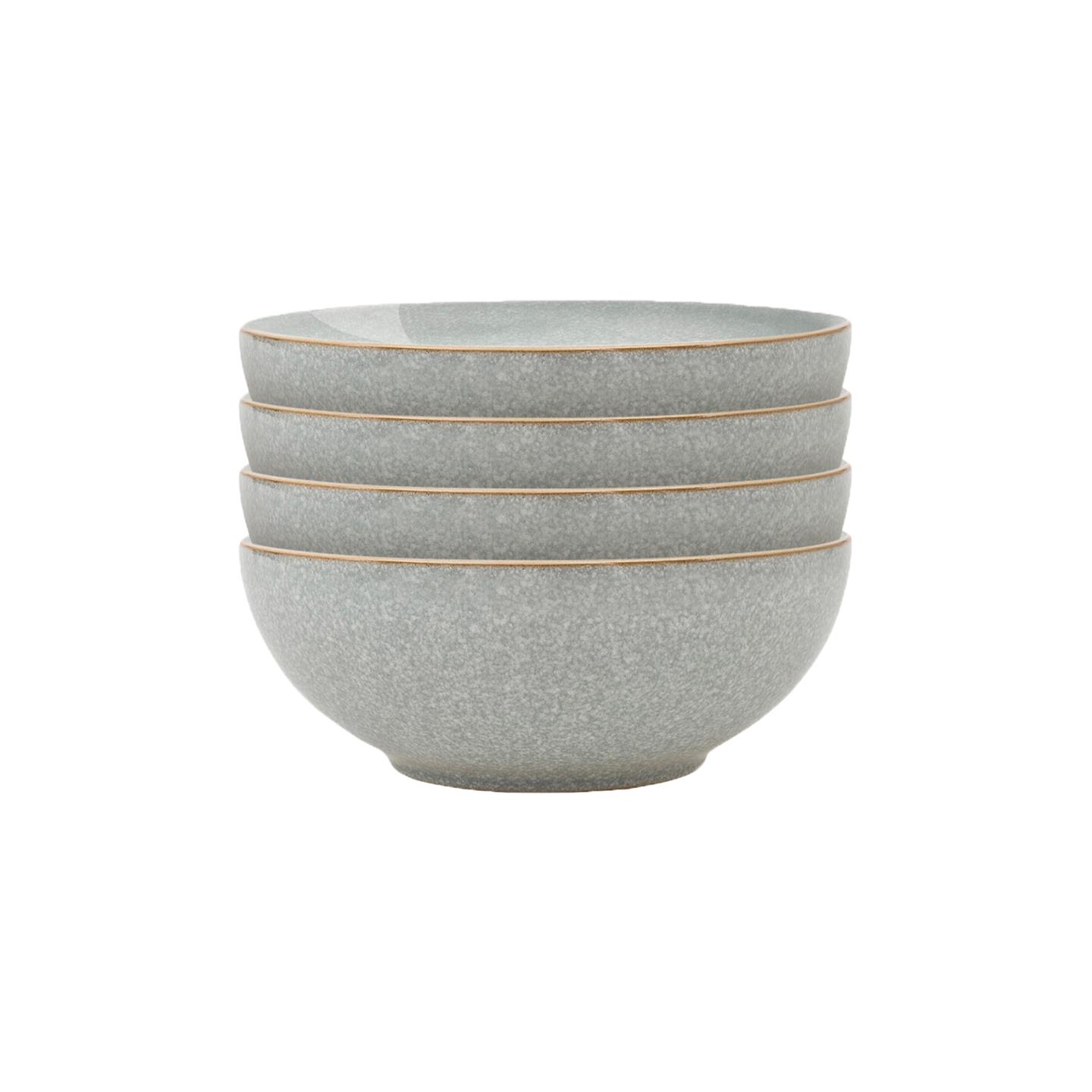 Elements Light Grey Alt Coupe Cereal Bowls - Set Of 4