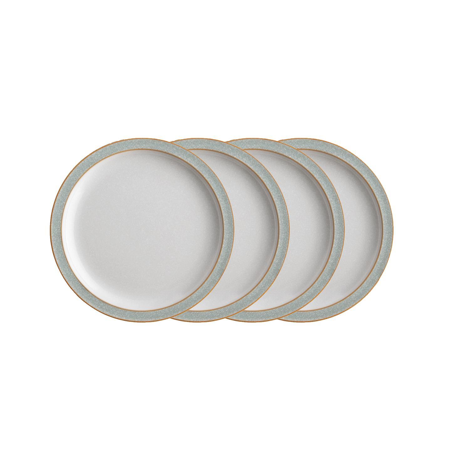 Elements Light Grey Small Plates - Set Of 4