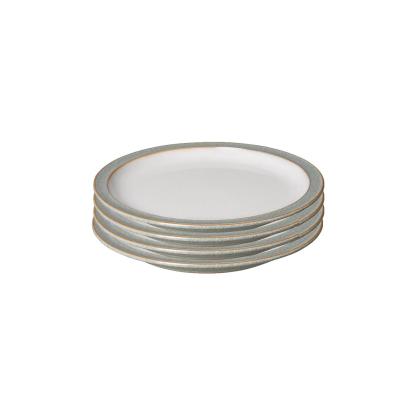 Elements Light Grey Small Plates - Set Of 4