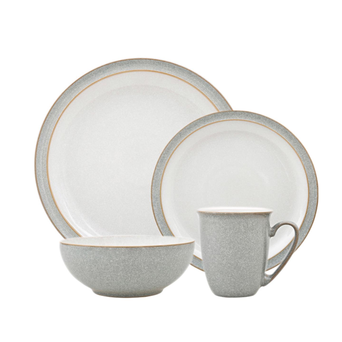 Elements Light Grey 16 Piece Dinnerware Set - Thumbnail 2