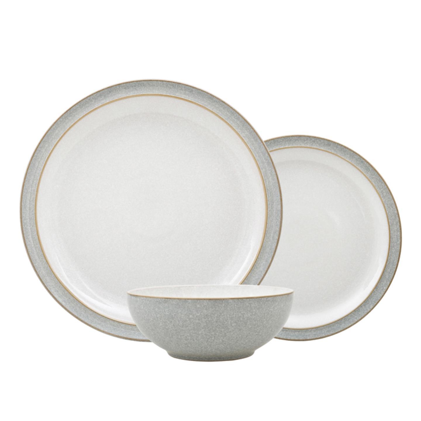 Elements Light Grey 3 Piece Dinnerware Set