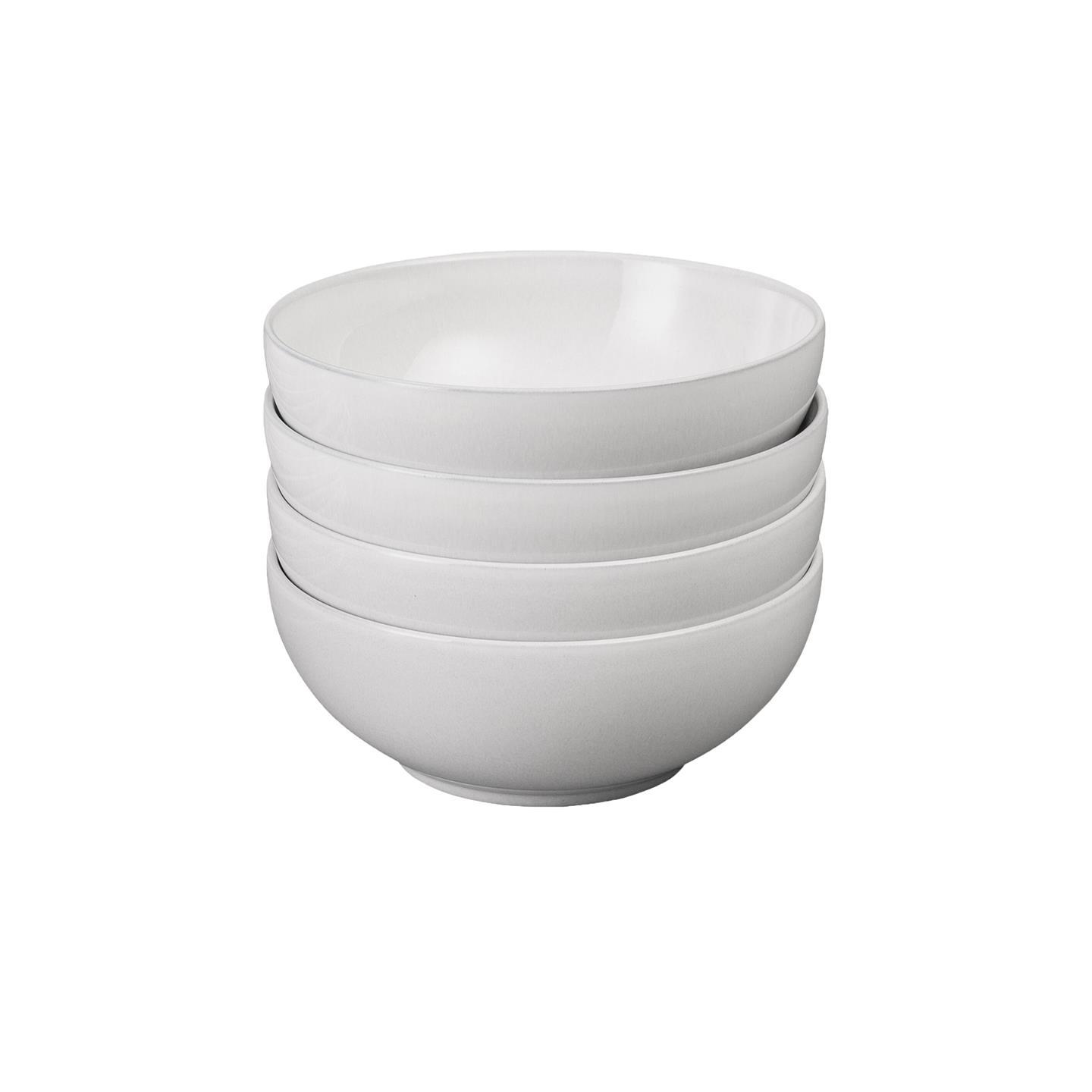 Elements Stone White Coupe Cereal Bowls - Set Of 4 - Thumbnail 3