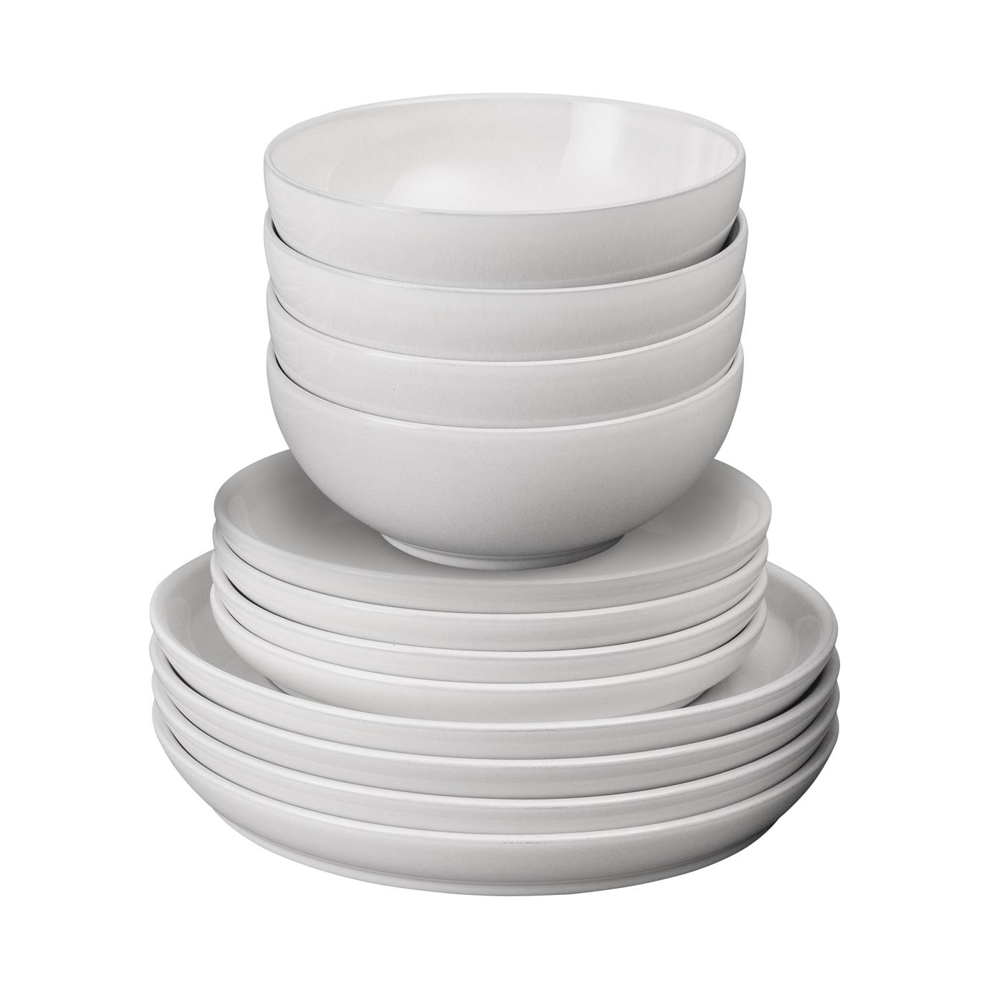 Elements Stone White 12 Piece Dinnerware Set - Thumbnail 5