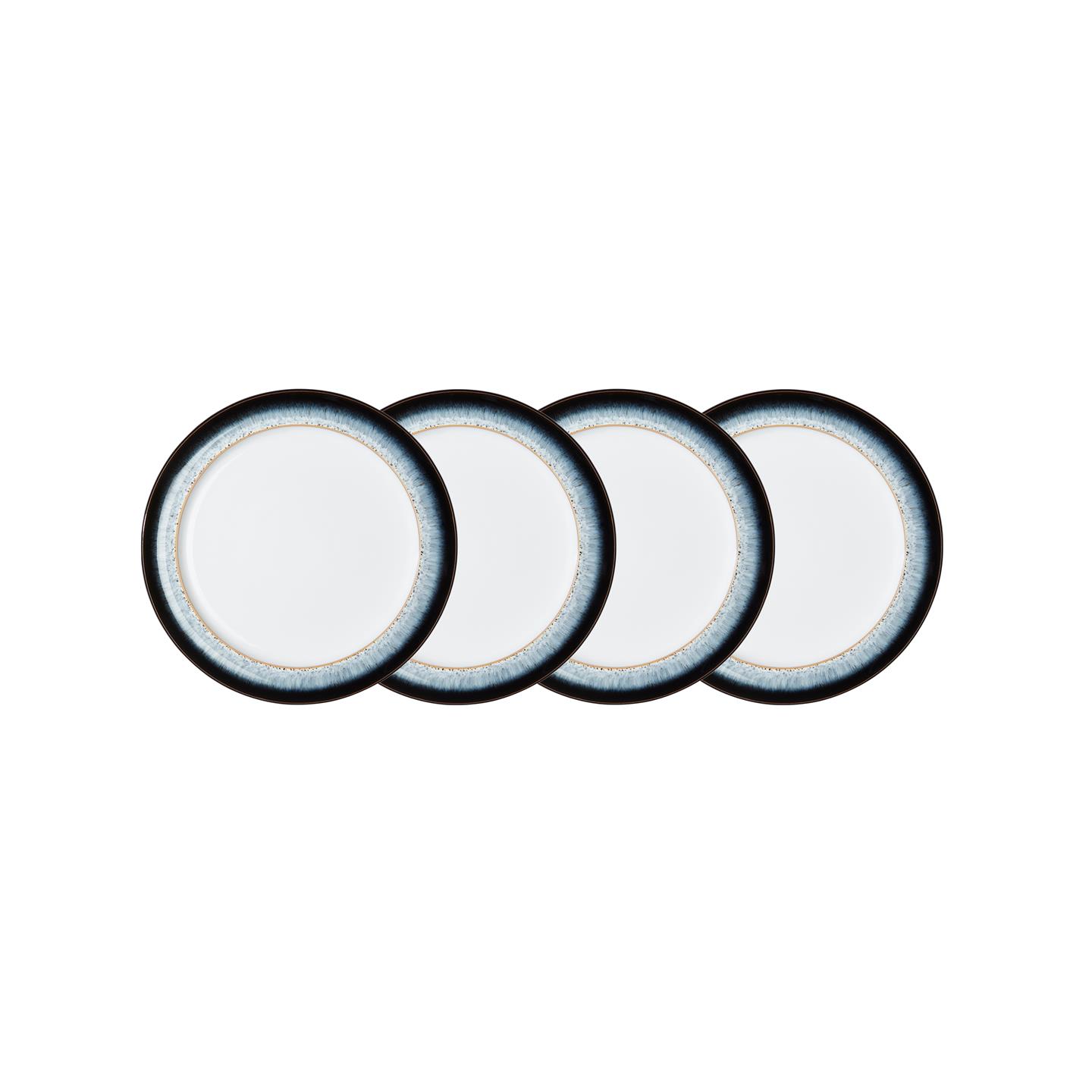 Halo Wide Rimmed Small Plates - Set Of 4