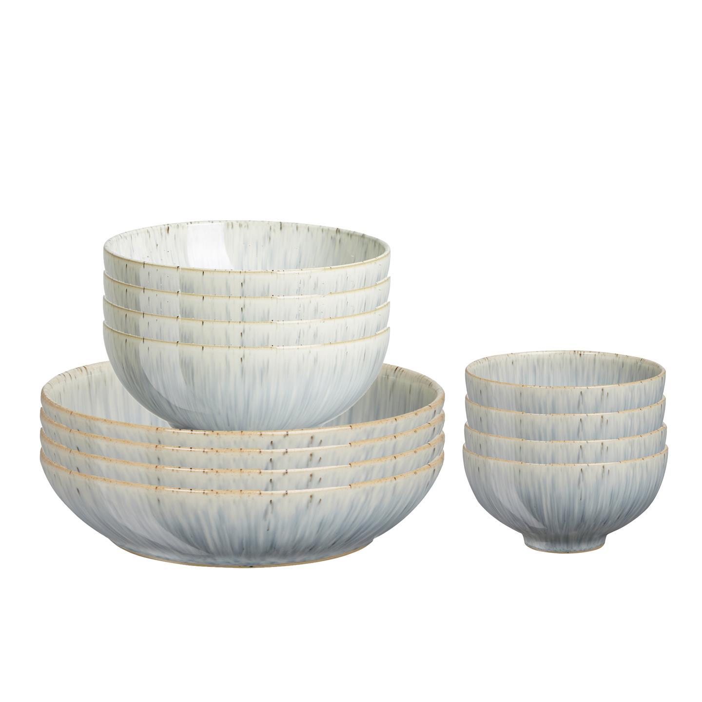 Halo Speckle 12 Pc Bowl Set