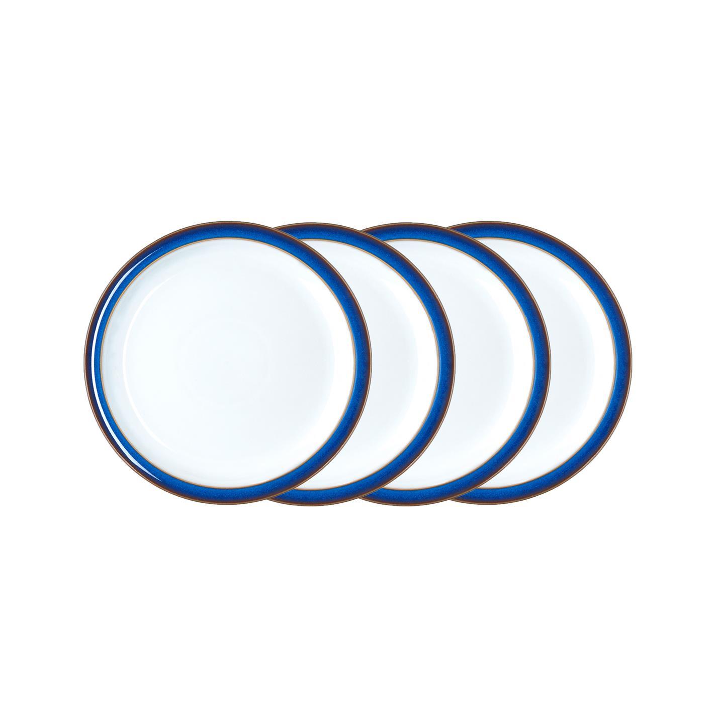 Imperial Blue Small Plates - Set Of 4