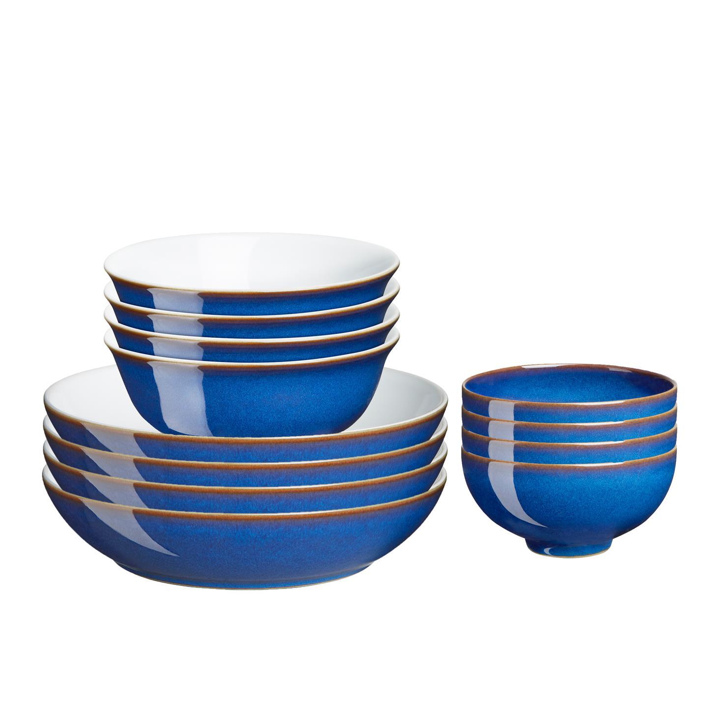 Imperial Blue 12 Piece Bowl Set