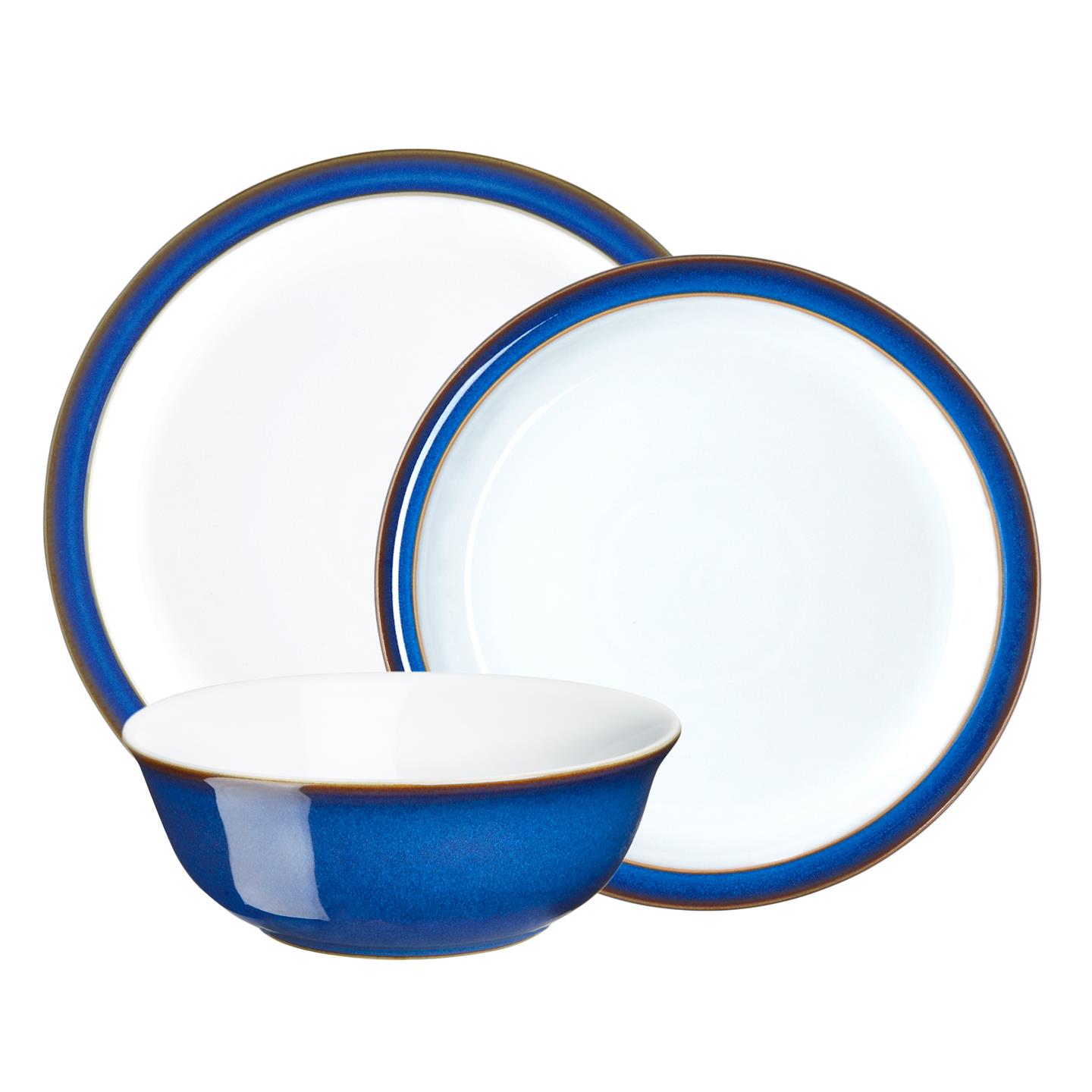 Imperial Blue 12 Piece Dinnerware Set
