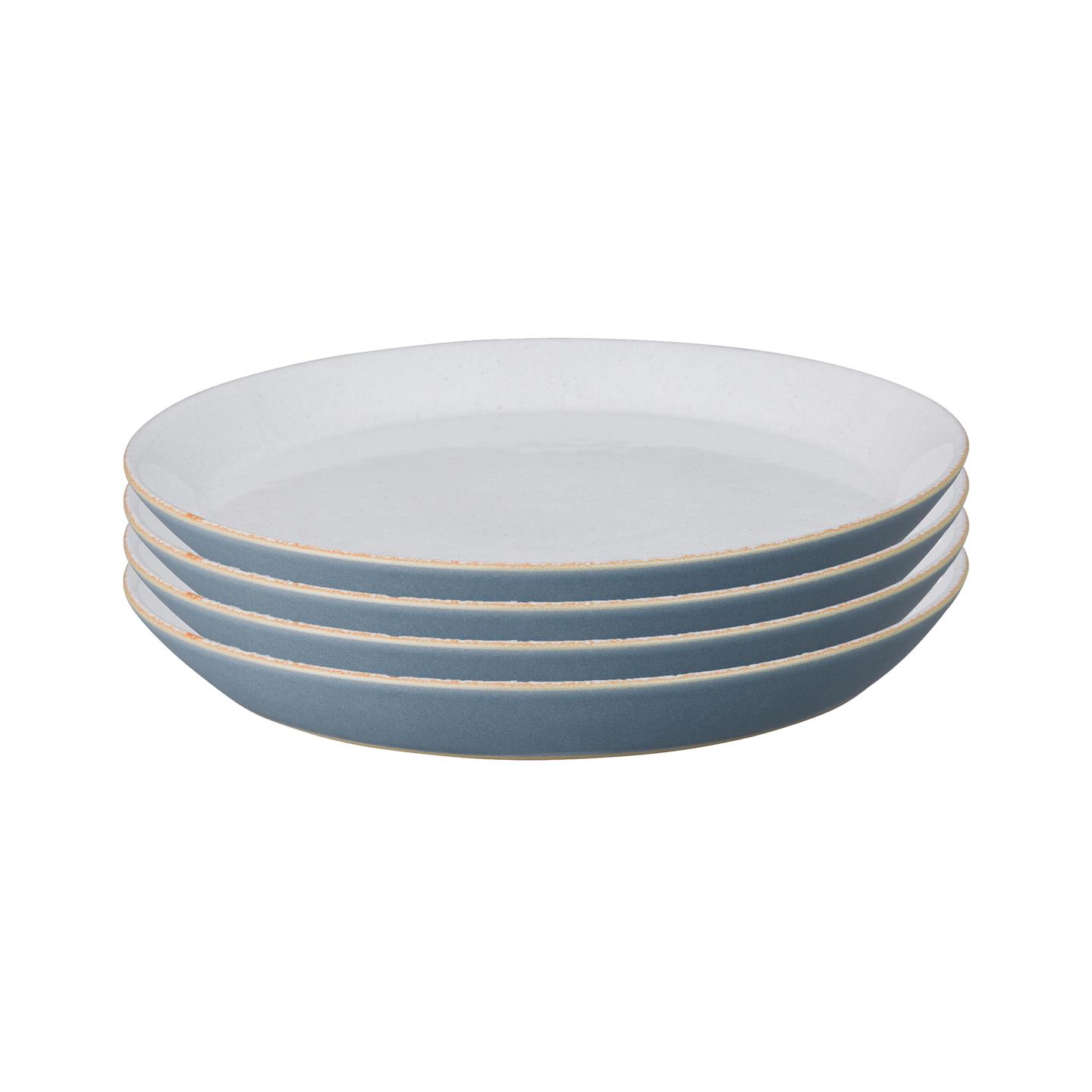 Impression Blue Medium Plates - Set Of 4