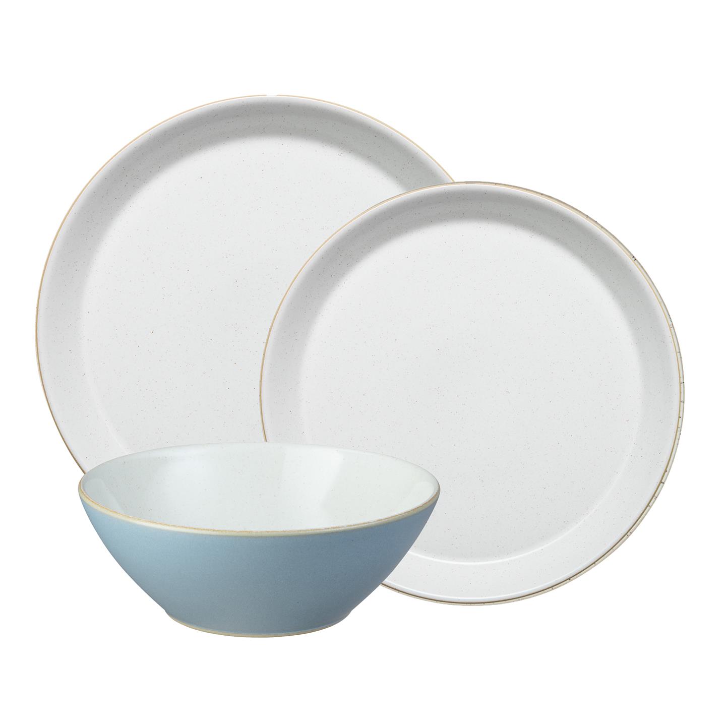 Impression Blue 12 Piece Dinnerware Set