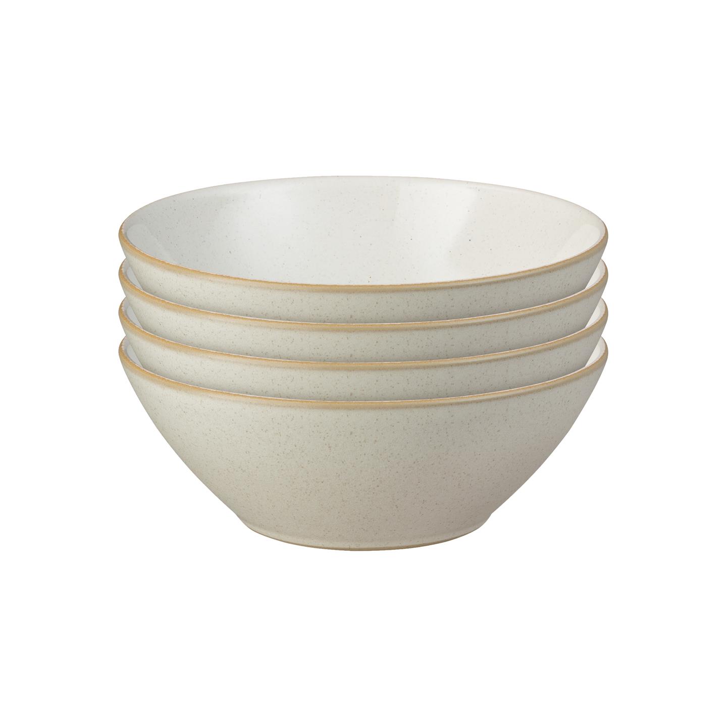 Impression Cream Cereal Bowls - Set Of 4 - Thumbnail 4