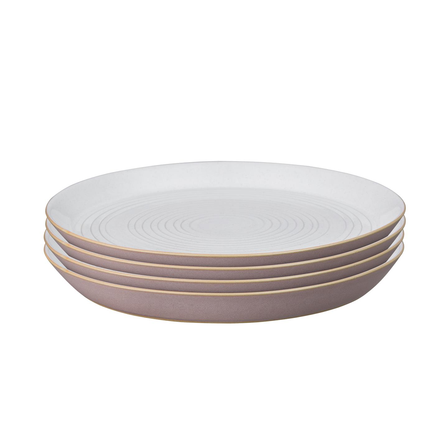 Impression Pink Spiral Dinner Plates - Set Of 4 - Thumbnail 4