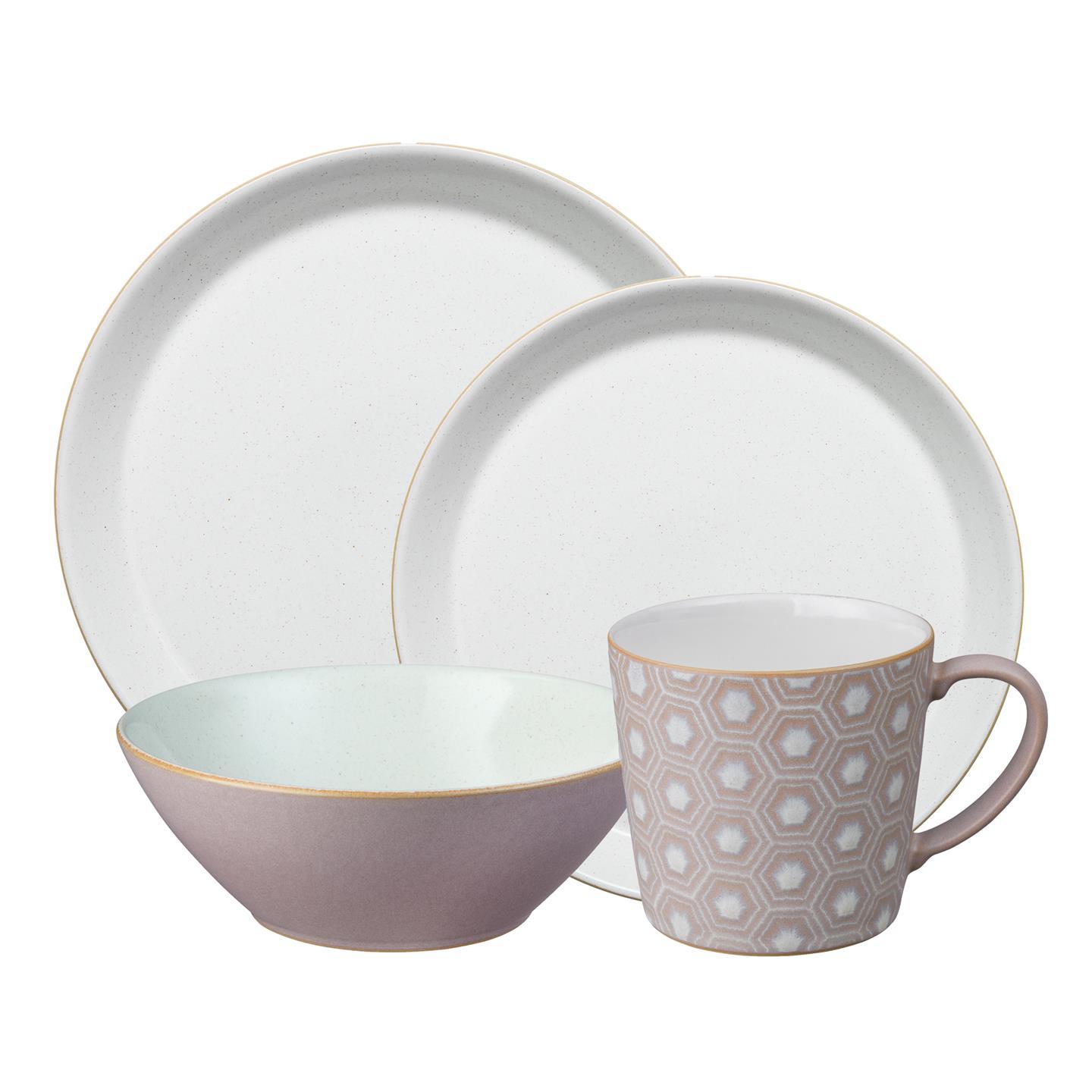 Impression Pink 16 Piece Dinnerware Set - Thumbnail 2