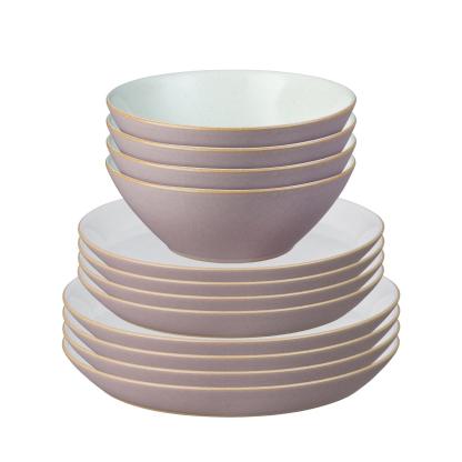 Impression Pink 12 Piece Dinnerware Set - Thumbnail 3