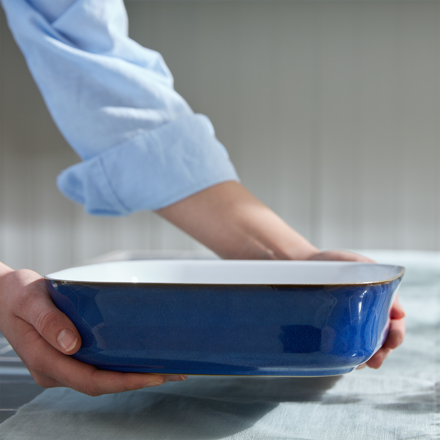 Imperial Blue Square Oven Dish