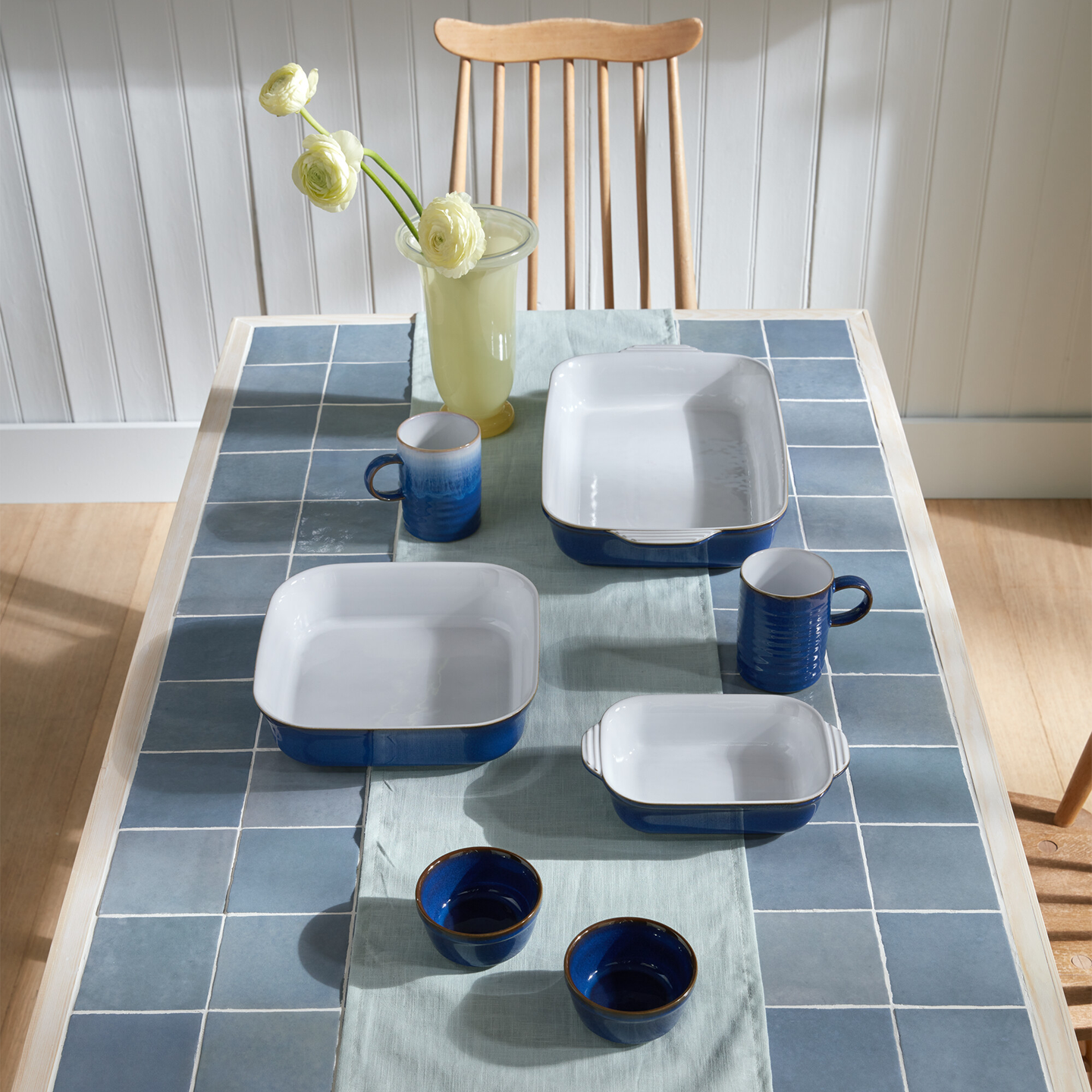 Imperial Blue Small Rectangular Oven Dish