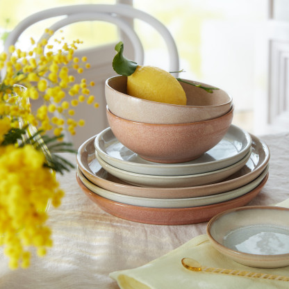 Quartz Rose 12pc Tableware Set