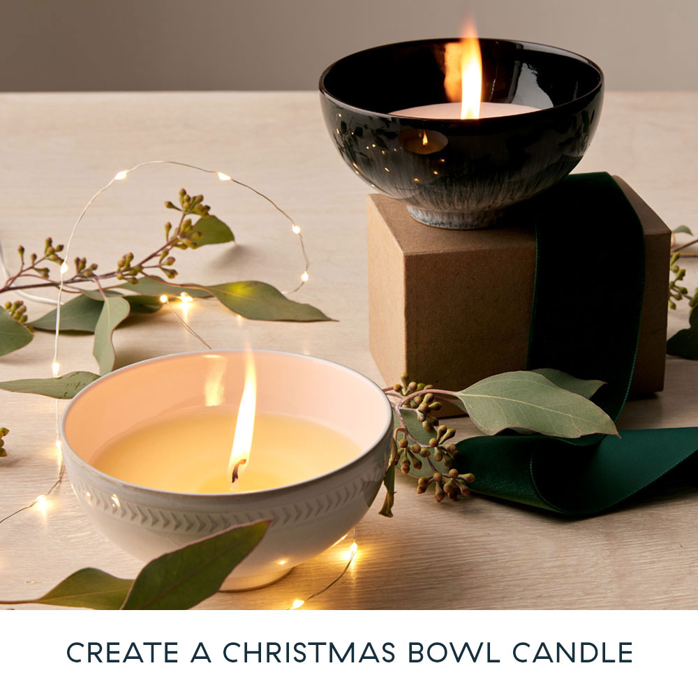 Christmas Candle Bowl
