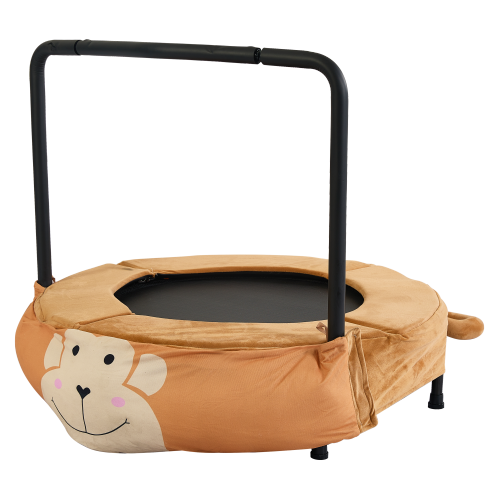 Assembled children's trampoline happy expression outdoor and indoor dual-use