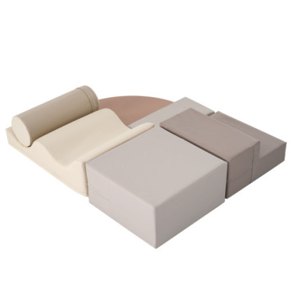 Soft Climb and Crawl Foam Playset 6 in 1, Soft Play Equipment Climb and Crawl Playground for Kids,Kids Crawling and Climbing Indoor Active Play Structure