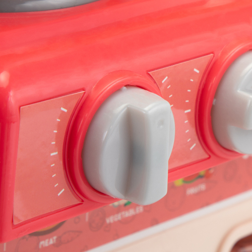 Kids Kitchen Playset Toys - Red